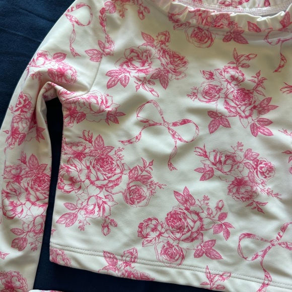 Gymboree Kids Toddlers Two- Piece Rash Guard Bathing Suit 2T two Piece NWOT - Picture 2 of 5